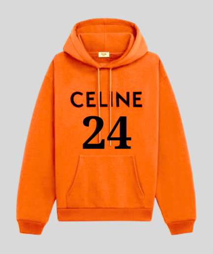 CELINE HOODIE ORANGE