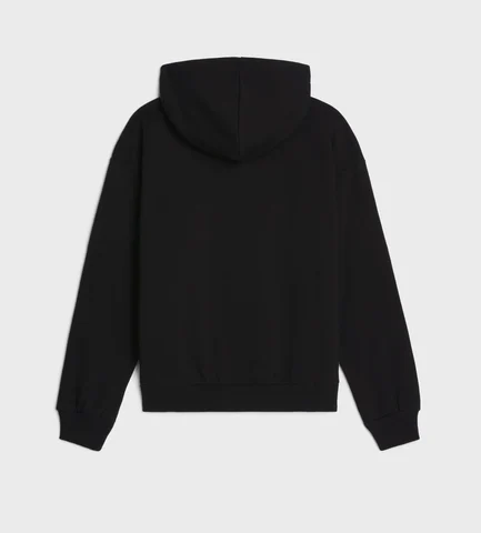 CELINE RHINESTONES HOODIE IN COTTON FLEECE