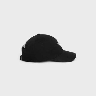 CELINE WILTERN BASEBALL CAP IN COTTON BLACK