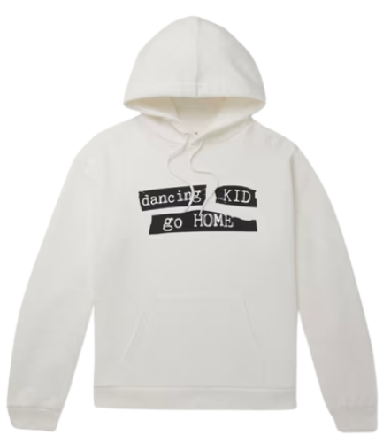 Celine Homme Screen Printed Loopback Cotton Jersey Hoodie