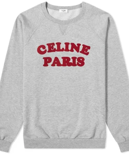 Celine Paris Sweatshirt Grey