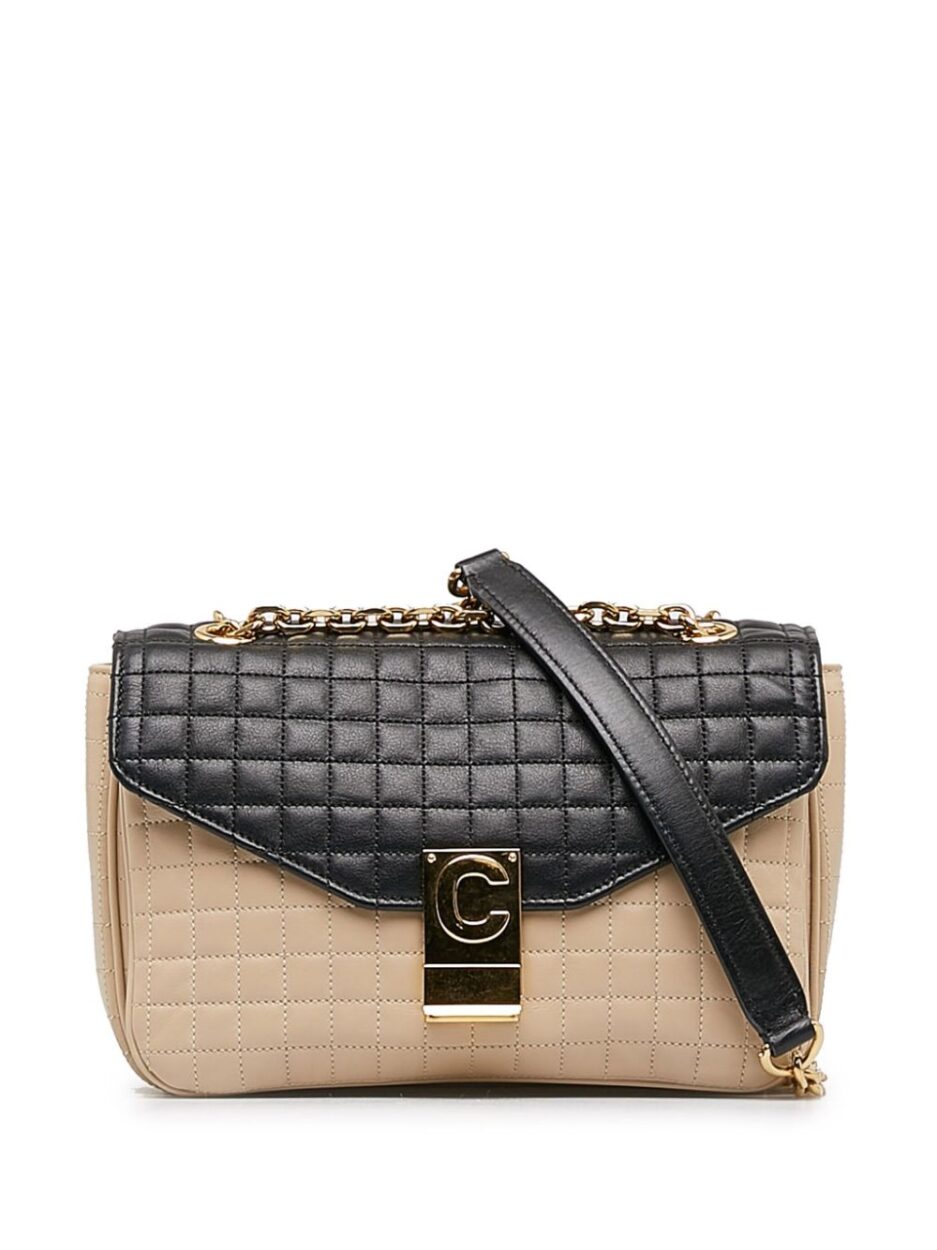 Celine Pre-Owned medium C quilted crossbody bag