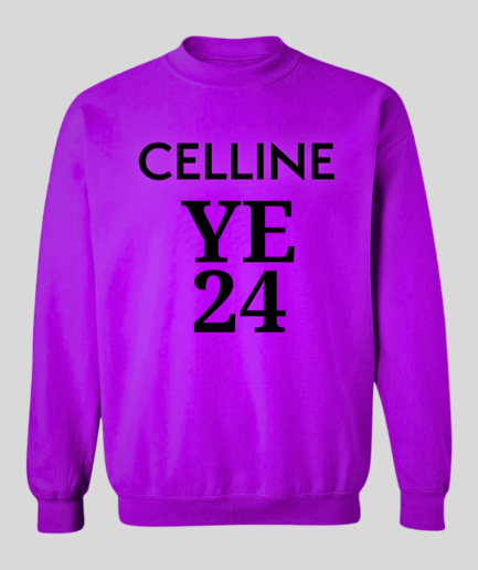 Celine Sweatshirt Purple