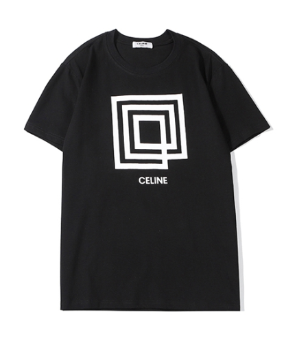 Celine T Shirt with Show Invitation Labyrinth Print