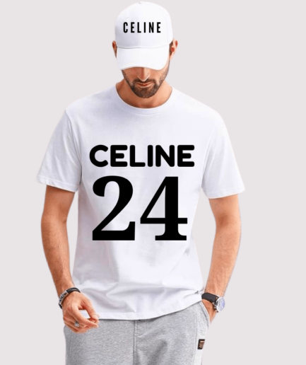 Celine White Tee