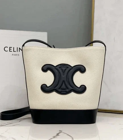 Celine White Tote Bag