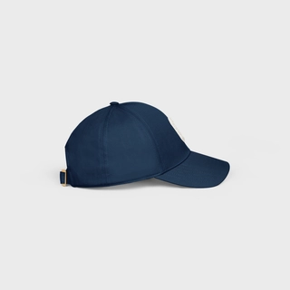 INITIAL BASEBALL CAP IN COTTON MARINE