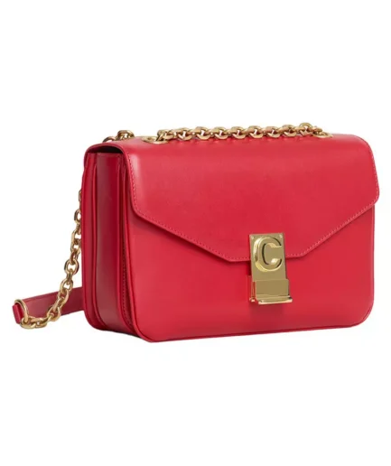 Medium Celine Crossbody Bag for Women in Red